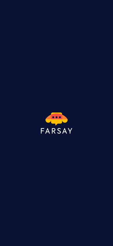 Farsay Welcome Screen